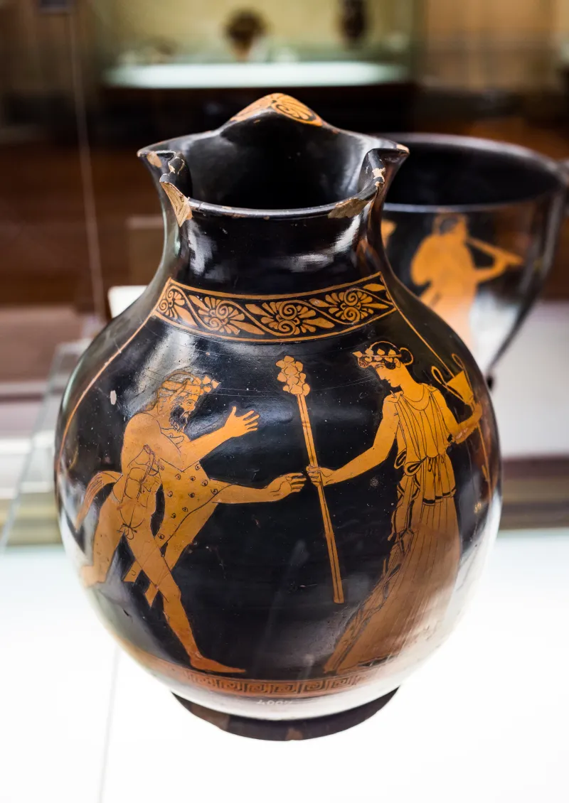 Niobid Painter - Arv 607 85 - Satyr And Maenad - Firenze Man 4007 - 