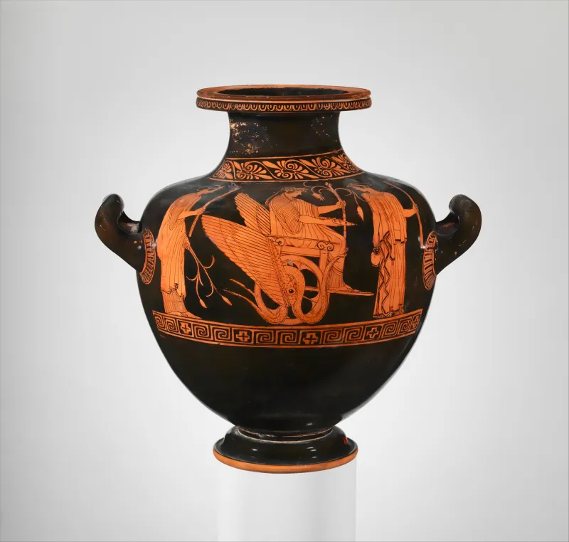 Terracotta Hydria- Kalpis (Water Jar) Met 