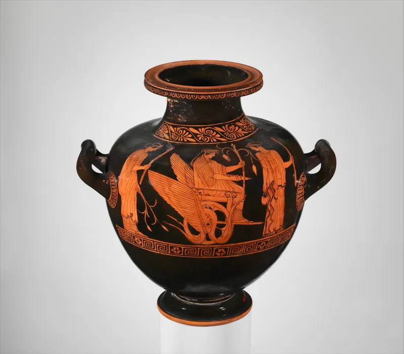Terracotta Hydria- Kalpis (Water Jar) Met 