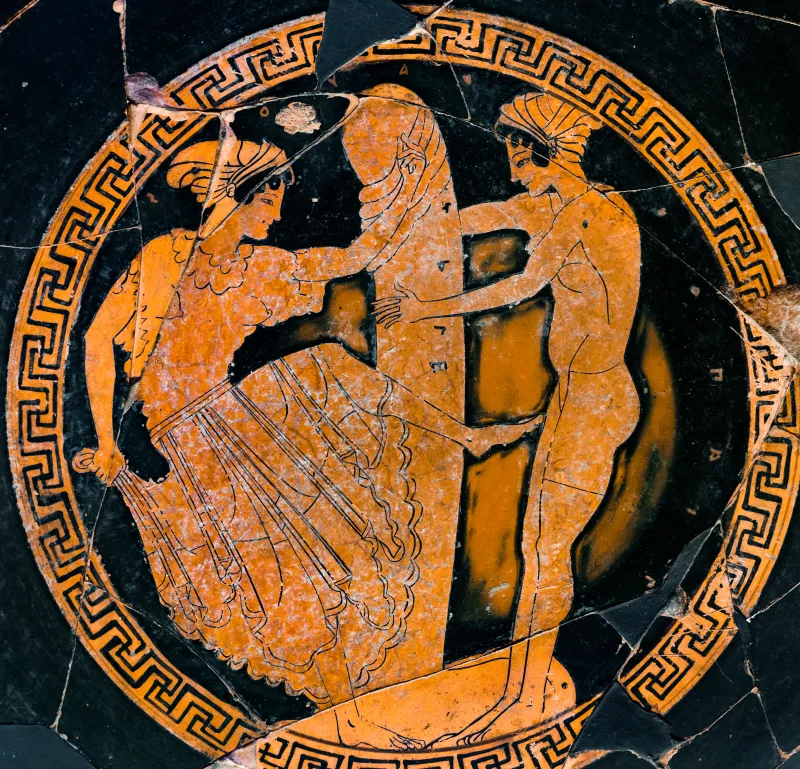 Comparable With The Oedipus Painter - Arv Extra- Hetairai At The Haloa Festival - Komos - Roma Mnevg 50404 - 