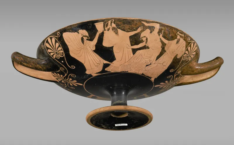Red-Figure Cup With Dionysian Scenes (Yale Art Gall Side 