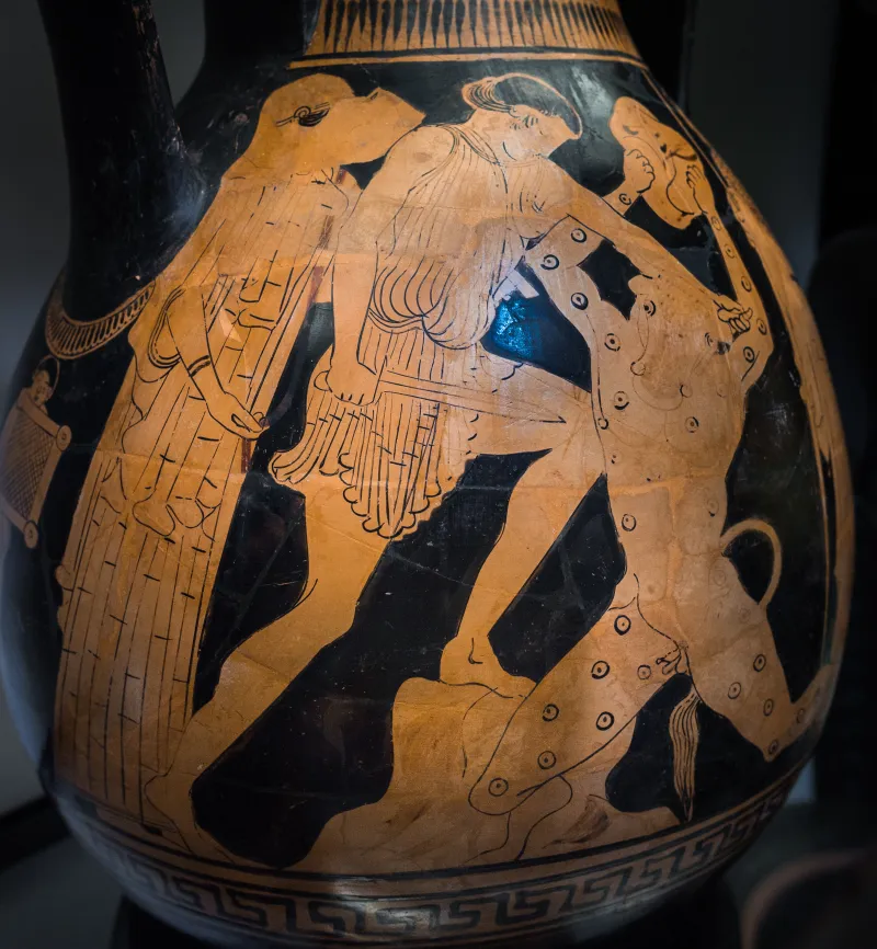 Oinanthe Painter Arv 580 Extra - Theseus And The Minotauros - Nike Between Two Men 