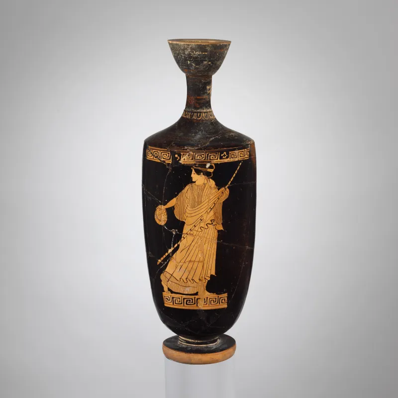 Terracotta Lekythos (Oil Jar) Met 