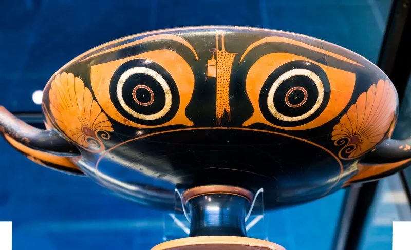 Oltos Arv 55 11 Dionysos - Flute-Case Between Eyes - Nose 