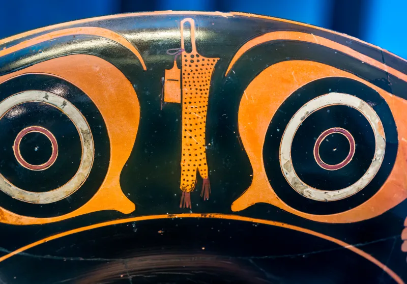 Oltos Arv 55 11 Dionysos - Flute-Case Between Eyes - Nose 