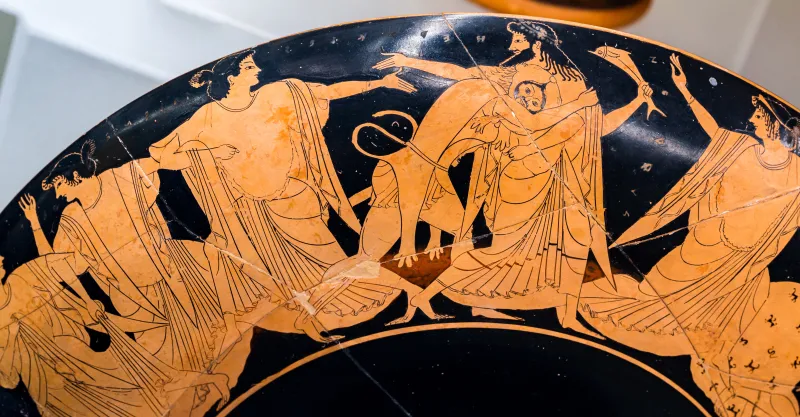 Oltos - Arv 60 66Bis - Youth With Cock - Herakles And Nereus - Sacrificial Procession - Roma Mnevg 106462 - 