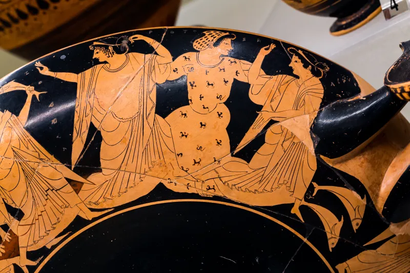Oltos - Arv 60 66Bis - Youth With Cock - Herakles And Nereus - Sacrificial Procession - Roma Mnevg 106462 - 
