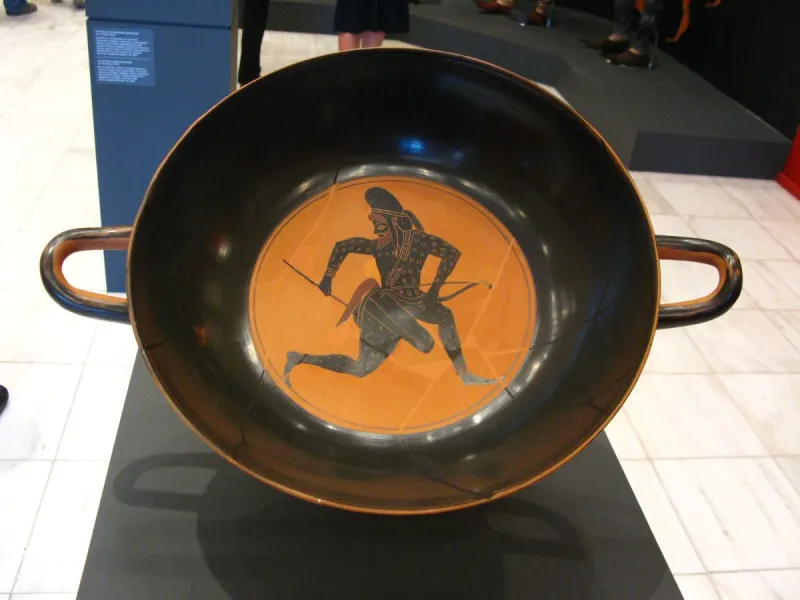 Skythian Archer - Attic Black-Figured Kylix (530-520 