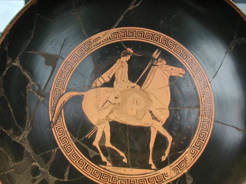 Euphronios 0001, Rider Louvre 