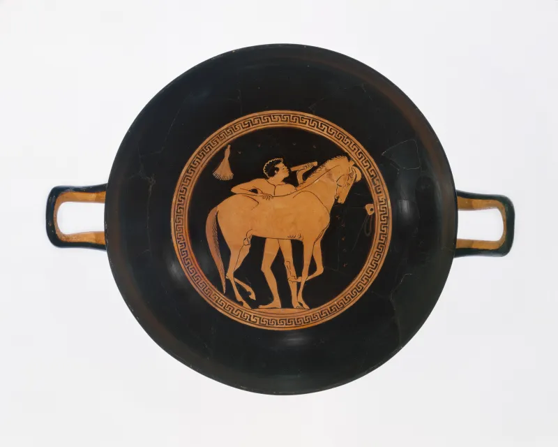 Terracotta Kylix (Drinking Cup) Met 