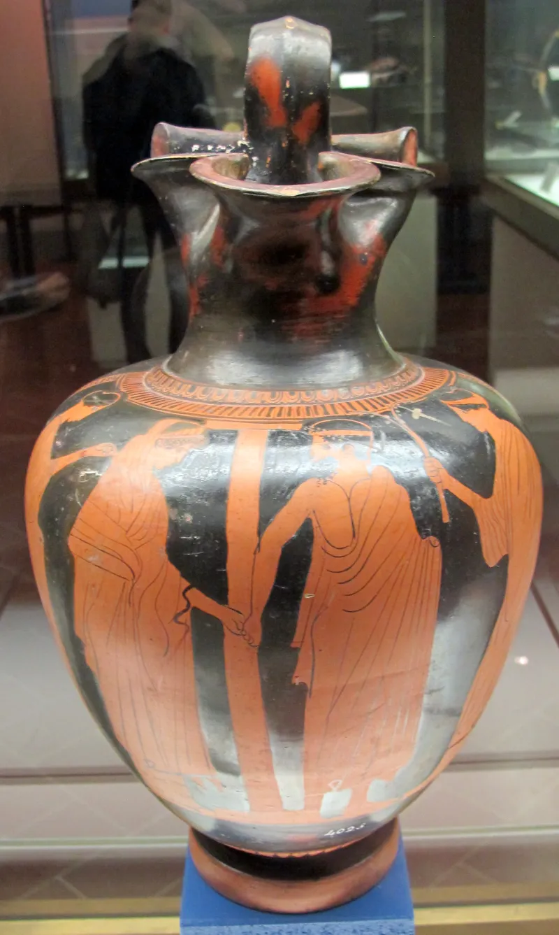 Pittore Del Frutteto, Oinochoe Con Scena Nuziale, Da Vulci, 460 Ac 