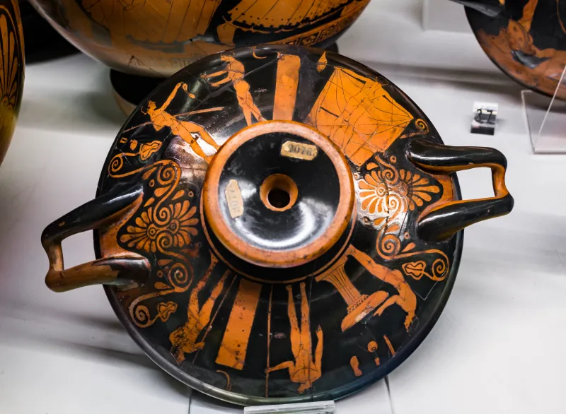 Same Ornament As On Kylikes Of The Orleans Painter - Arv 824 - Athletes - Roma Mnevg 20770 - 