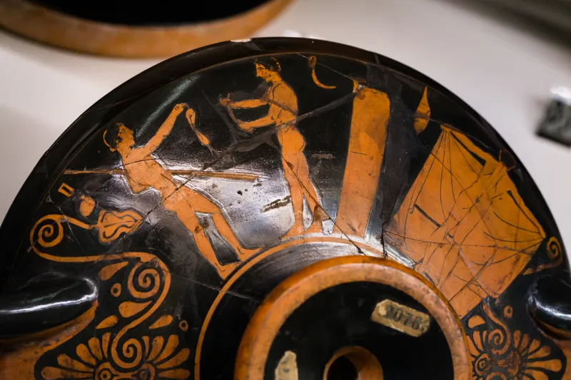 Same Ornament As On Kylikes Of The Orleans Painter - Arv 824 - Athletes - Roma Mnevg 20770 - 