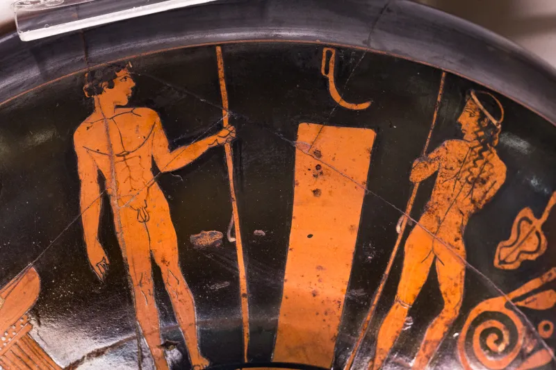 Same Ornament As On Kylikes Of The Orleans Painter - Arv 824 - Athletes - Roma Mnevg 20770 - 