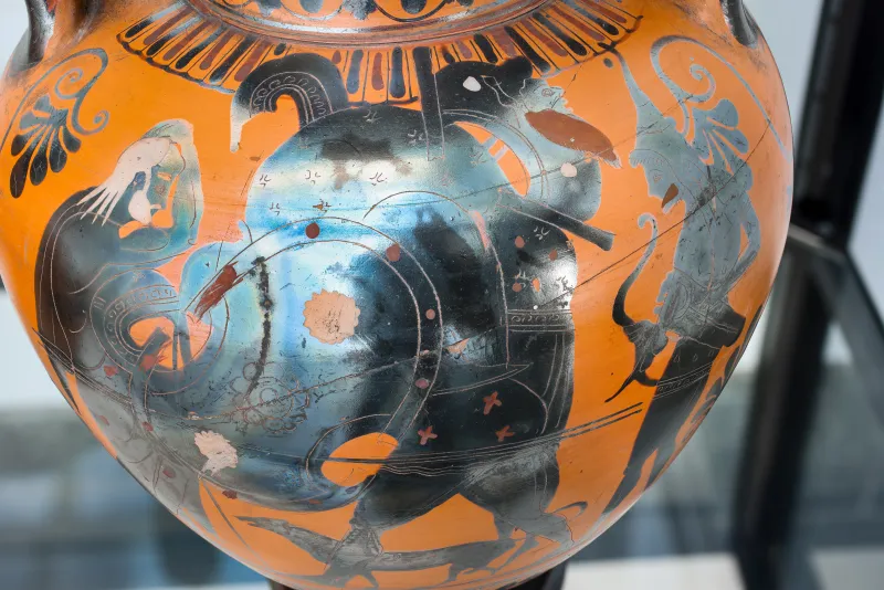 Painter Of Munich 1512 - Abv Extra - Ajax Carrying The Body Of Achilles - Hoplites Fighting - München As 1512 - 