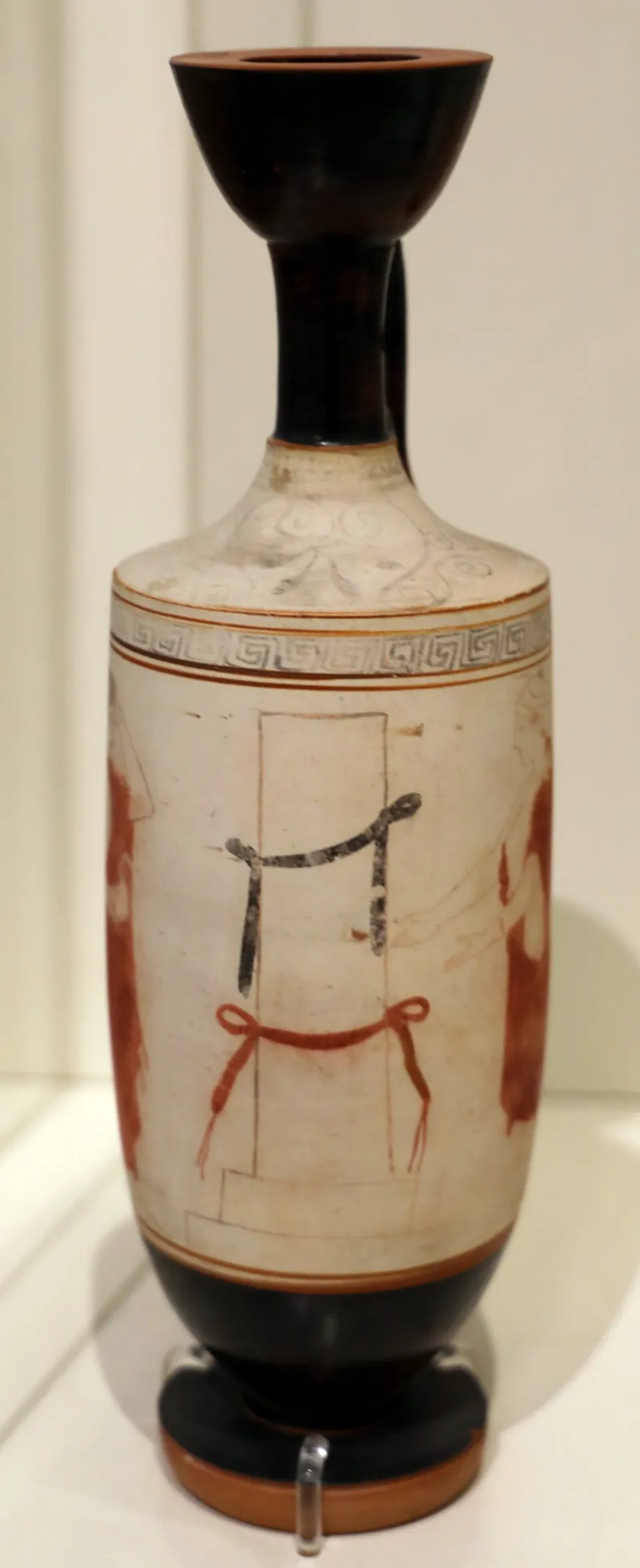 Periodo Classico Maturo, Lekythos Attico A Sfondo Bianco Con Visita Alla Tomba, Dall'attica, Pittore Di Atene 2020, 450-425 Ac 
