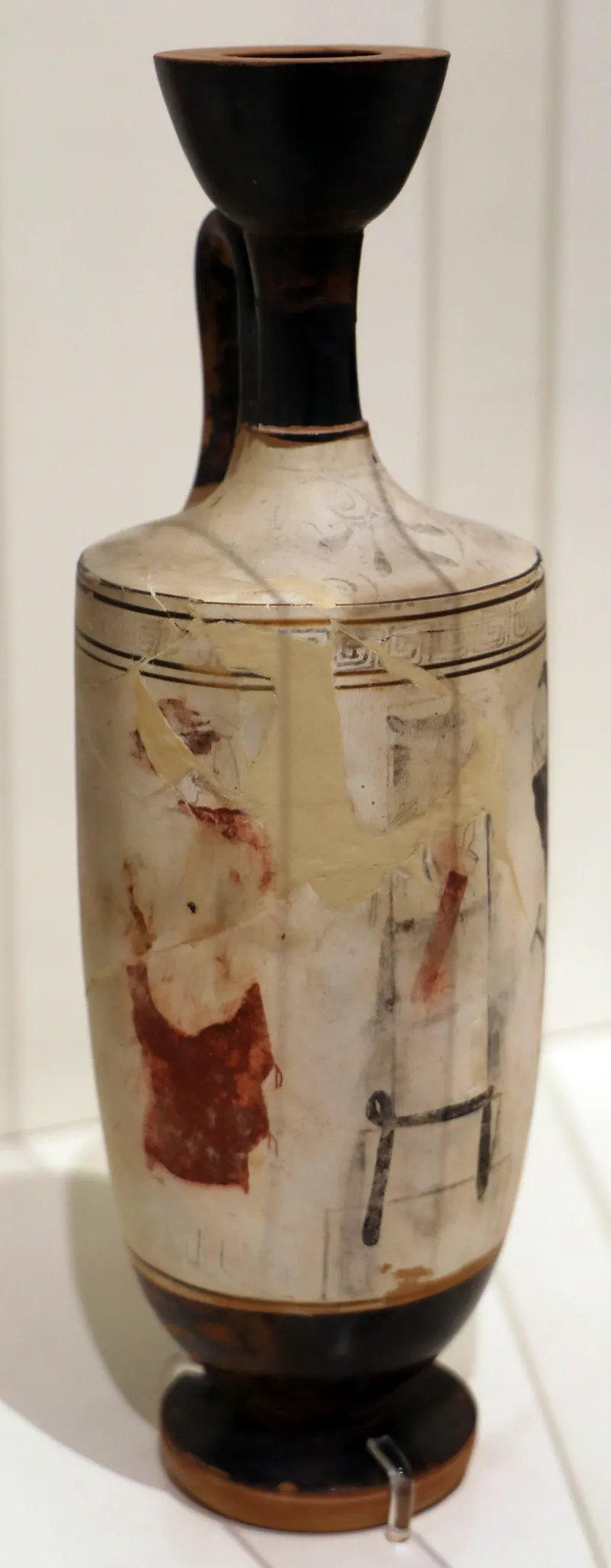 Periodo Classico Maturo, Lekythos Attico A Sfondo Bianco Con Visita Alla Tomba, Dall'attica, Pittore Di Atene 2020, 450-425 Ac 