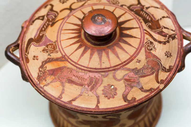 Painter Of Berlin 1659 - Abv 20 2 - Animal Friezes - Athens Km 687 - 