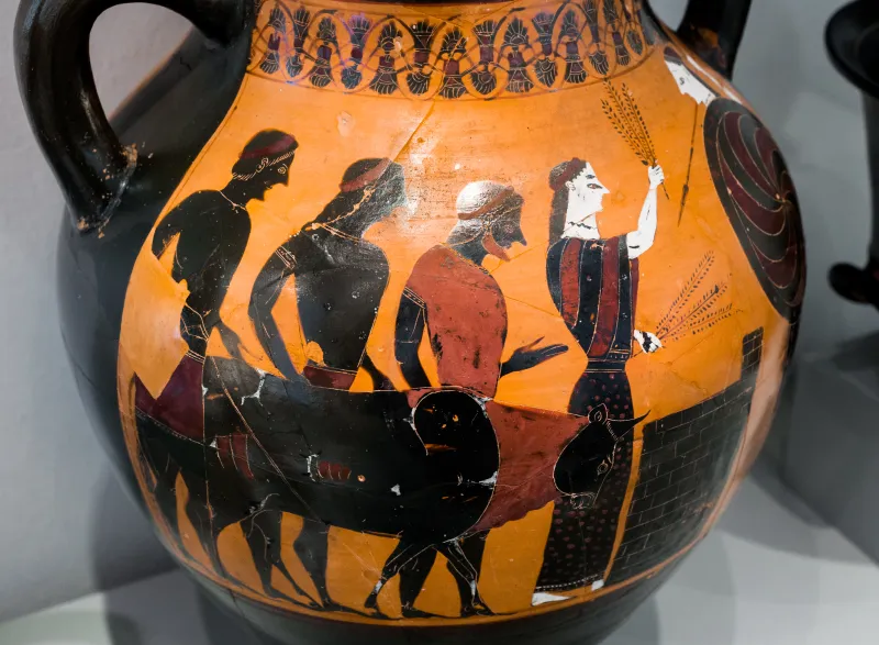 Painter Of Berlin 1686 - Abv 296 4 - Sacrifice To Athena - Musicians - Berlin As F 1686 - 