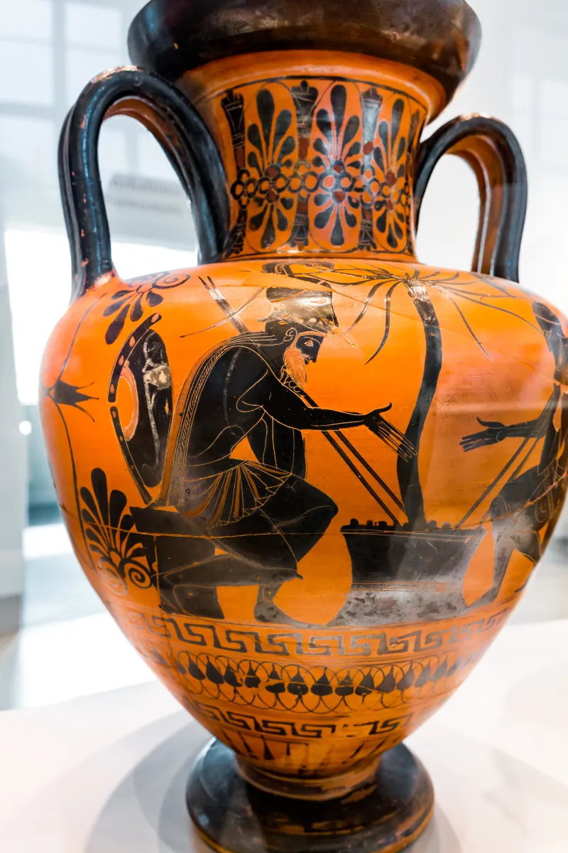 Near The Painter Of Berlin 1899 - Abv 330 - Ajax And Achilles Playing - Herakles And Athena In Chariot - Berlin As F 1870 - 