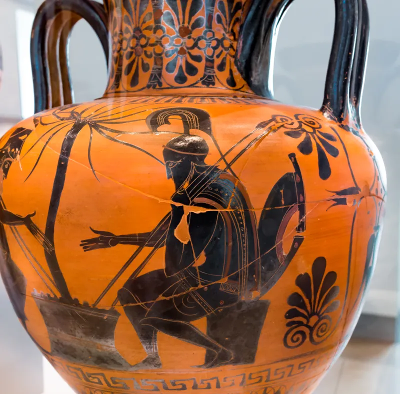 Near The Painter Of Berlin 1899 - Abv 330 - Ajax And Achilles Playing - Herakles And Athena In Chariot - Berlin As F 1870 - 