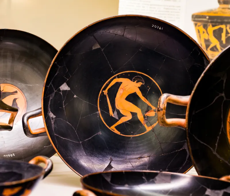 Near The Painter Of Berlin 2268 - Arv 158 Extra - Youth With Oinochoe - Warriors With Horses - Roma Mnevg 20761 - 