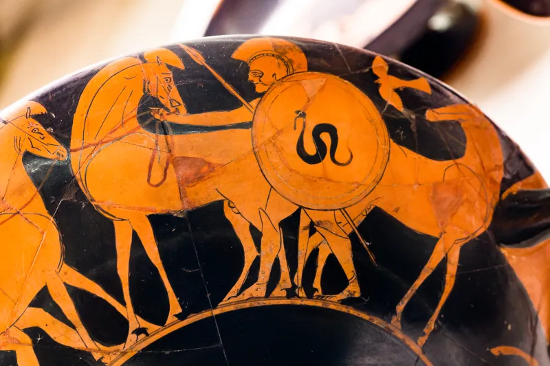 Near The Painter Of Berlin 2268 - Arv 158 Extra - Youth With Oinochoe - Warriors With Horses - Roma Mnevg 20761 - 