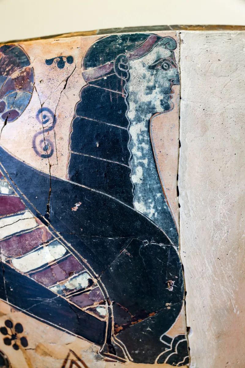 Painter Of Berlin A 34 - Abv 1 2 - Confronted Sphinxes - Spiral Hooks - Athens Km 801 - 