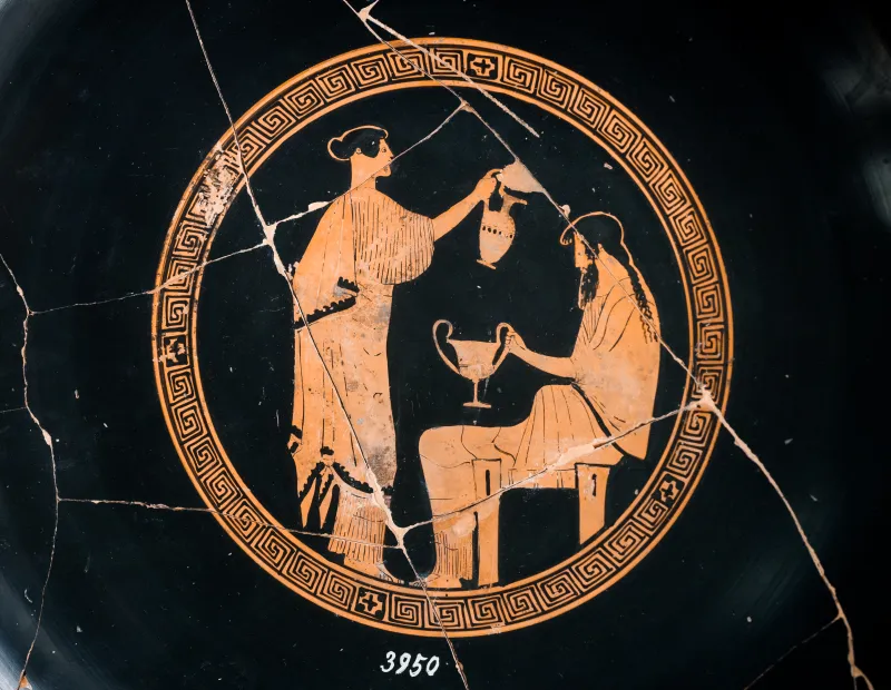 Painter Of Bologna 417 Arv 914 142 Maenad And Dionysos - Procession - Dancing Women 