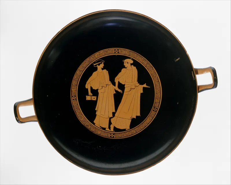Terracotta Kylix (Drinking Cup) Met 