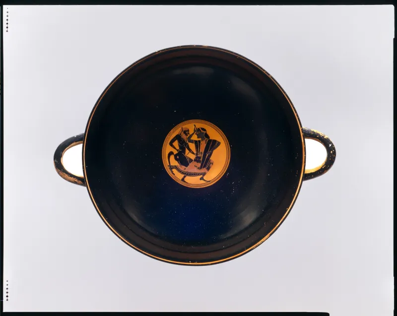 Terracotta Kylix- Siana Cup (Drinking Cup) Met 