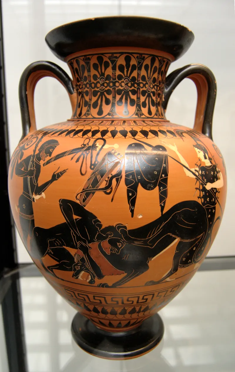 Herakles Lion Staatliche Antikensammlungen 