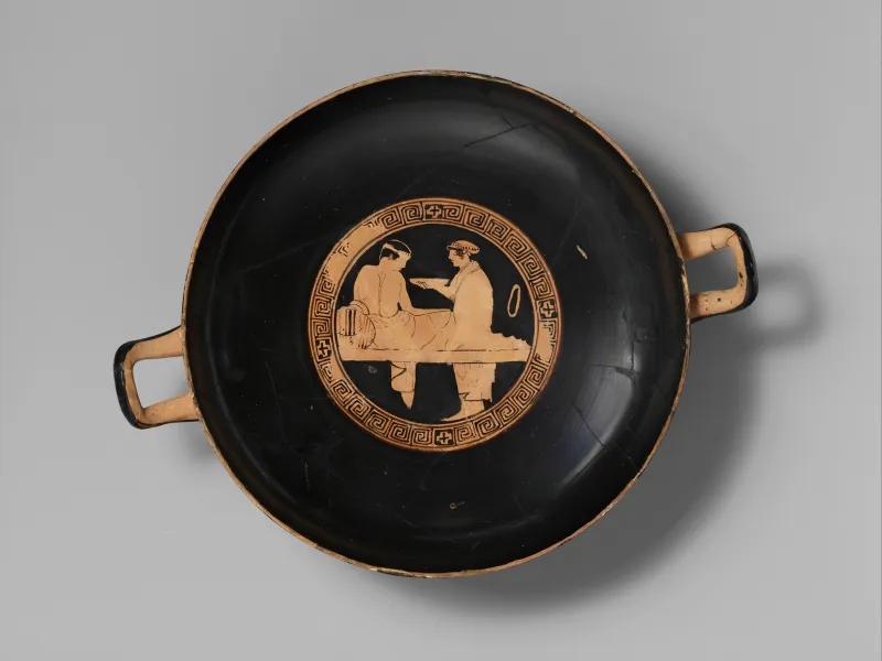 Terracotta Kylix (Drinking Cup) Met 