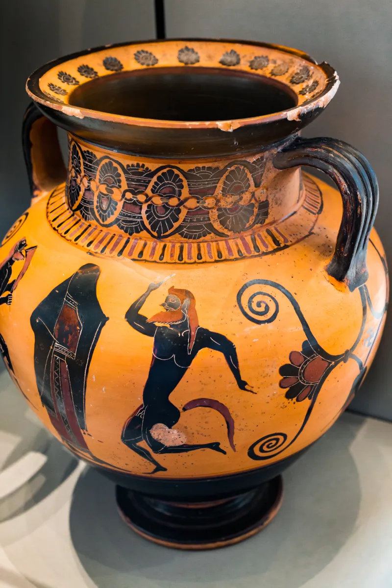Painter Of Cambridge 47 - Abv 314 1 - Ariadne Between Dancing Satyrs - Cambridge Fwm Gr-26-1864 - 
