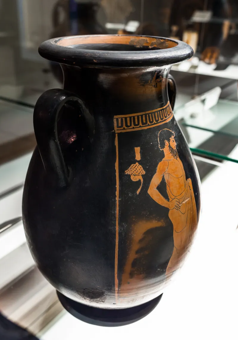 Painter Of Florence 4021 Arv 873 1 Victorious Athlete Becomes Tainia From His Trainer - Bearded Man In Palaestra 