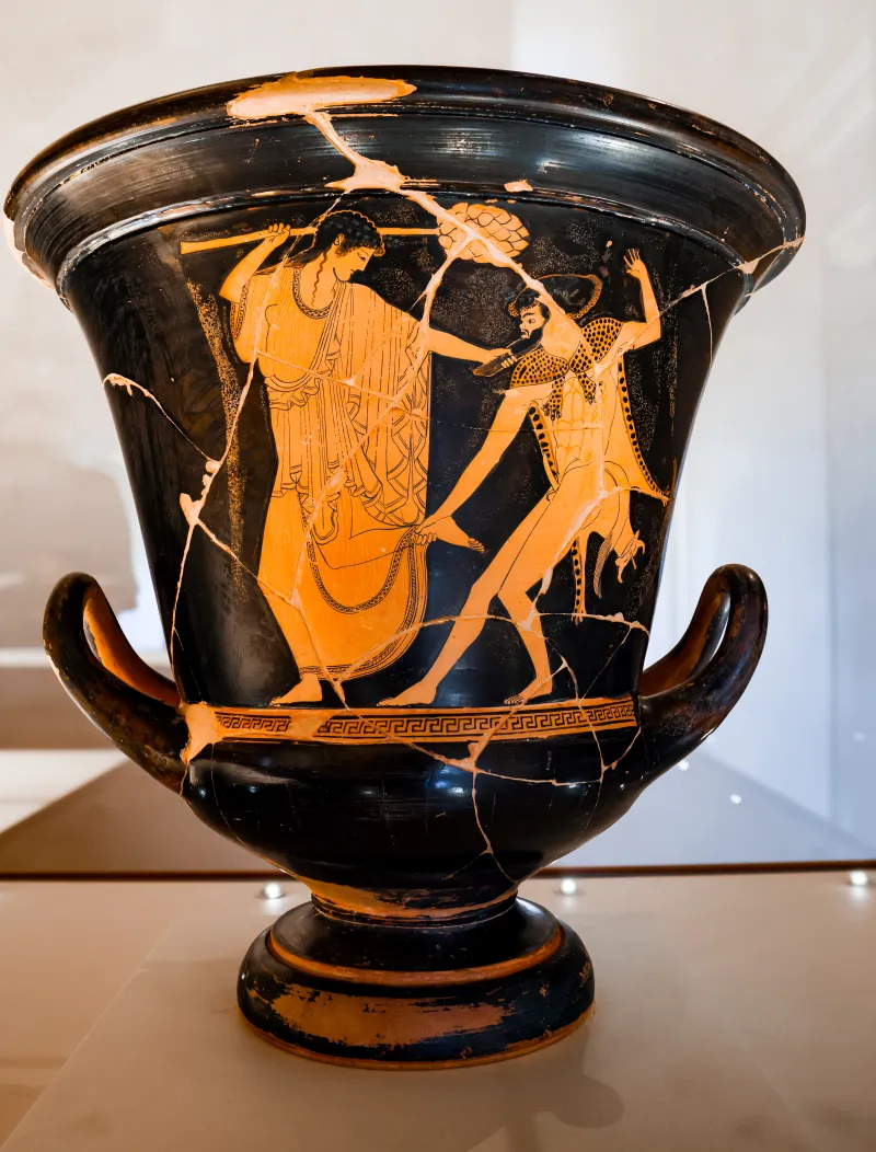 Painter Of Goluchow 37 - Arv 271 1 - Maenad And Satyr - Trainer And Jumper - Ferrara Man 898 - 
