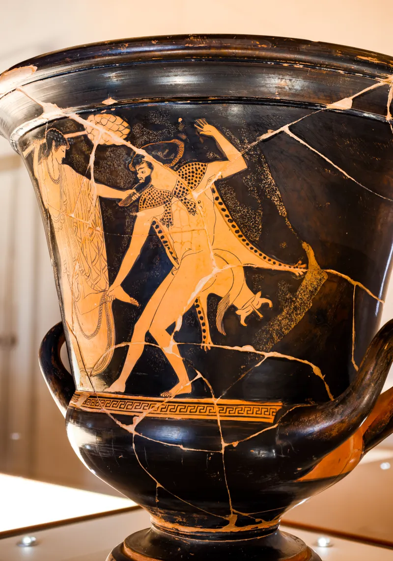 Painter Of Goluchow 37 - Arv 271 1 - Maenad And Satyr - Trainer And Jumper - Ferrara Man 898 - 