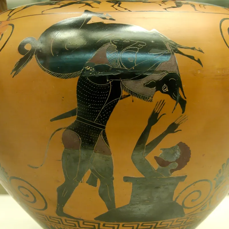 Herakles Erymanthian Boar Bm 