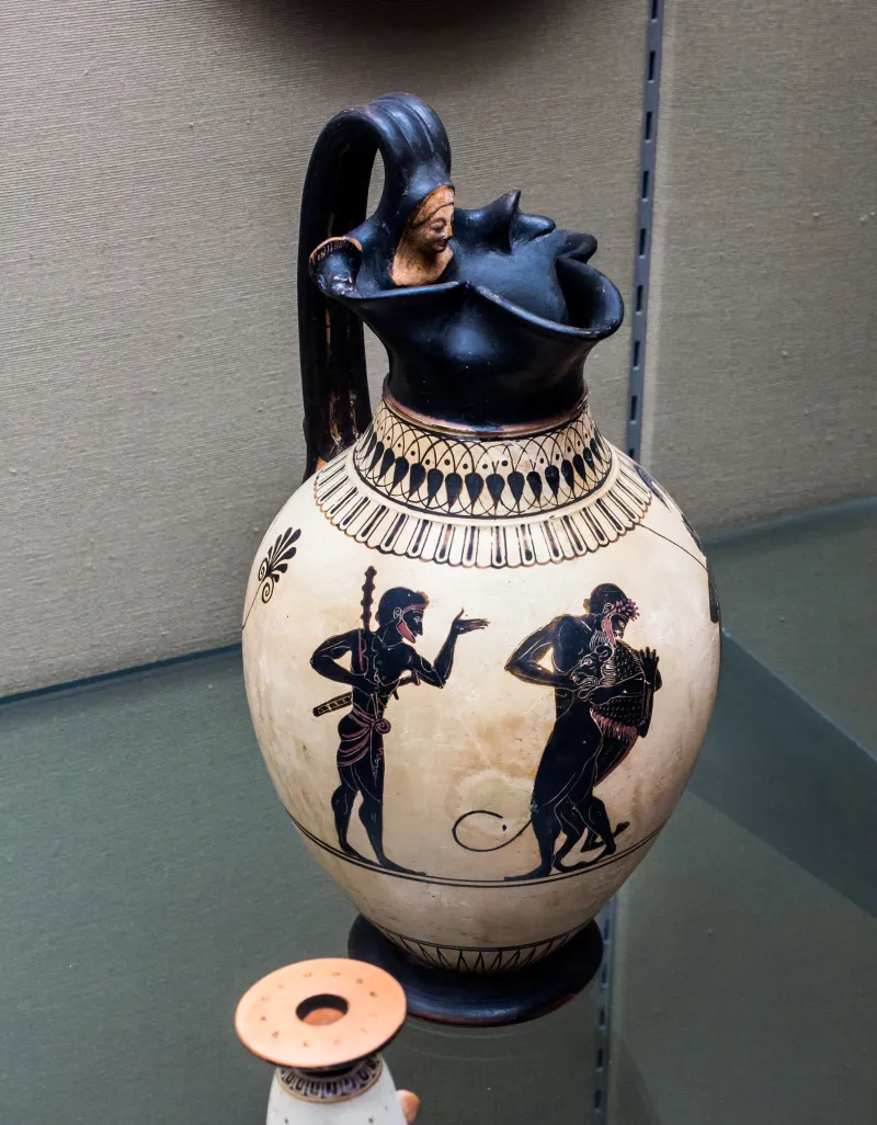 Painter Of London B 620 - Abv 434 2 - Herakles And The Lion - London Bm 1836-0224-92 - 