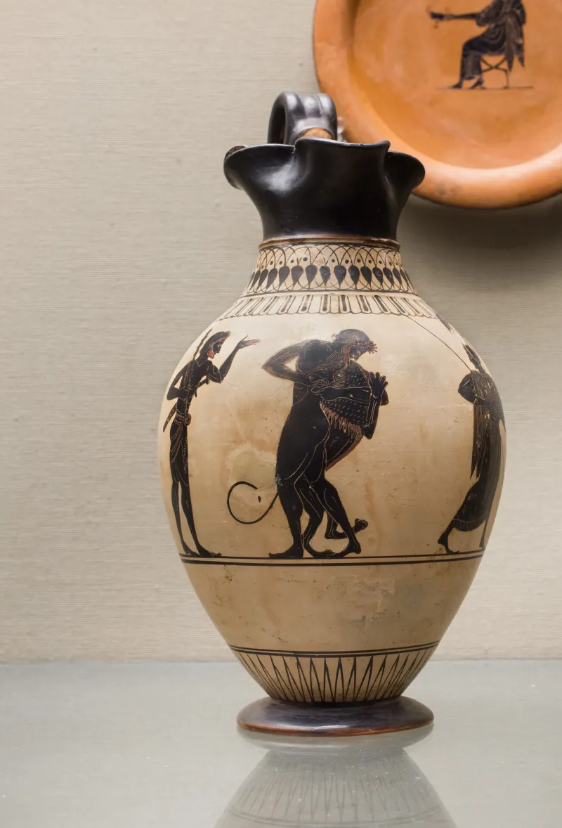 Painter Of London B 620 - Abv 434 2 - Herakles And The Lion - London Bm 1836-0224-92 - 