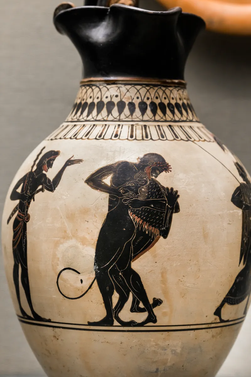Painter Of London B 620 - Abv 434 2 - Herakles And The Lion - London Bm 1836-0224-92 - 