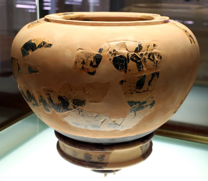 Pittore Di Londra B76, Dinos A Figure Nere, 570-560 Ac 01 Da 
