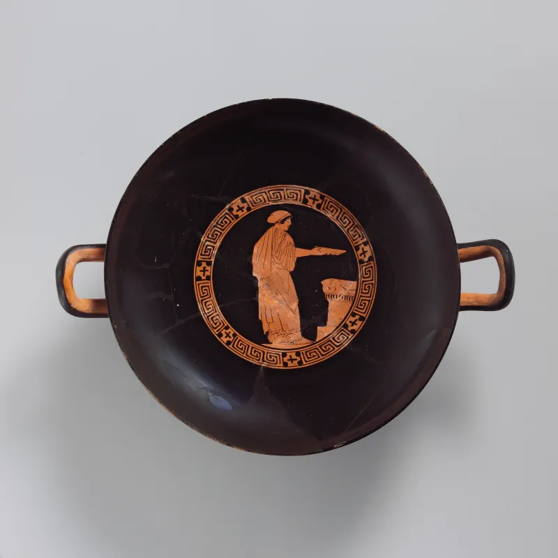 Terracotta Kylix (Drinking Cup) Met 