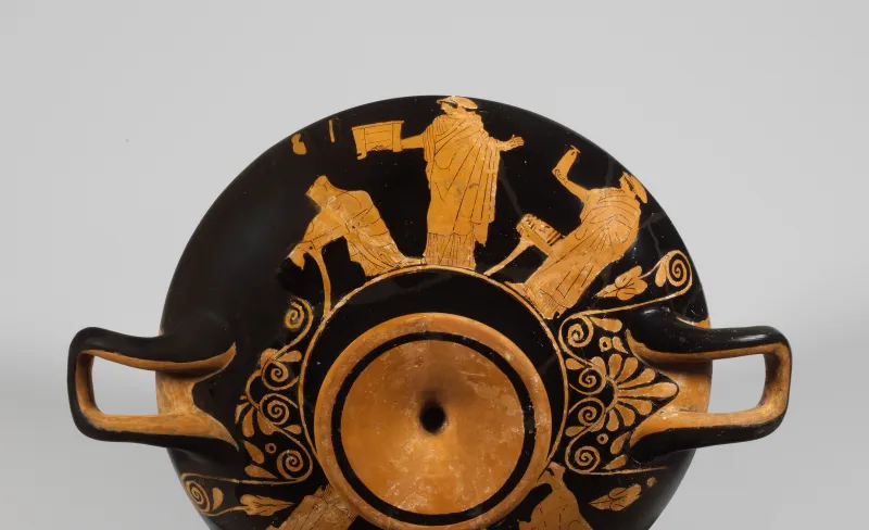 Terracotta Kylix (Drinking Cup) Met 