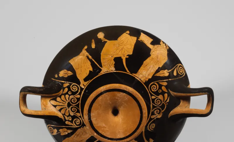 Terracotta Kylix (Drinking Cup) Met 