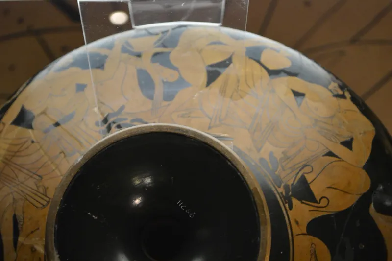 Detail Of The Kylix Of The Mythical Symposium - Painter Of London E 2- 