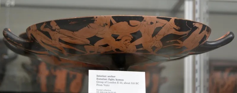 Attic Red-Figure Cup British Museum E 