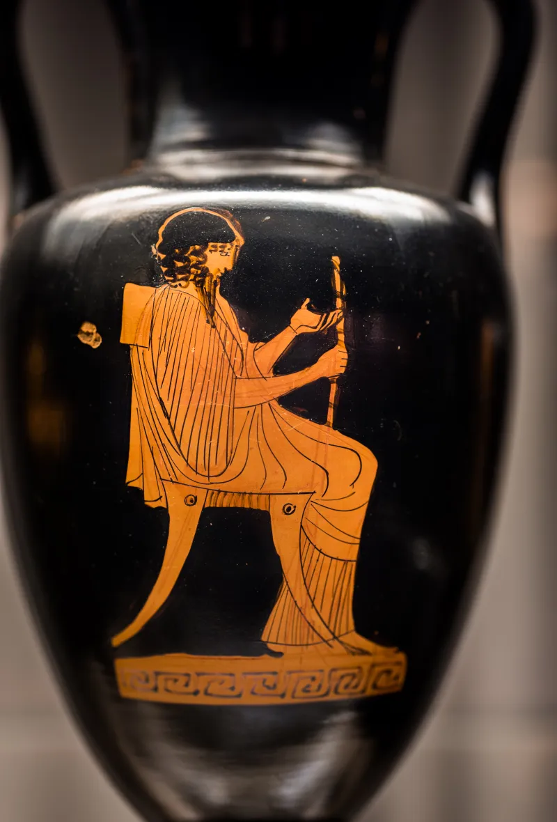 Painter Of London E 342 Arv 667 2 Seated Bearded Man With Sceptre - Draped 