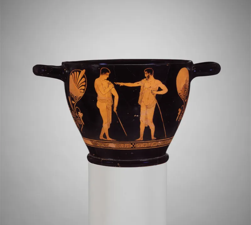 Terracotta Skyphos (Deep Drinking Cup) Met 