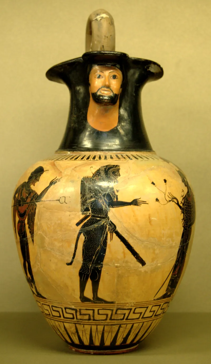 Herakles Olympos Louvre F116 